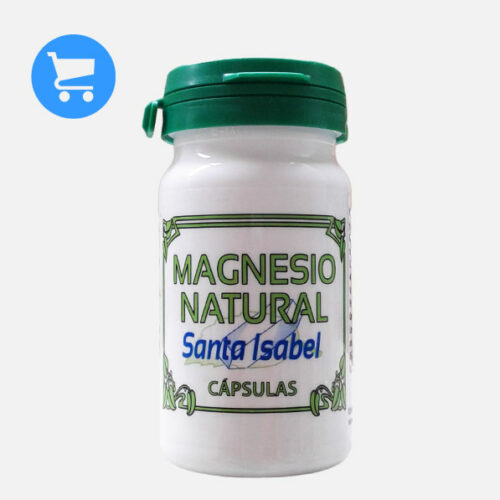 Magnesio natural Santa Isabel 90 Cápsulas. Solo 2 ó 3 tomas al día